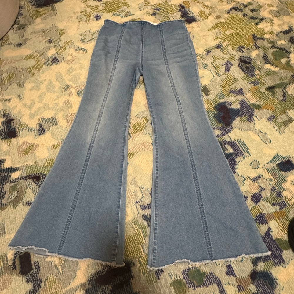 Wonderly Light Blue Flare Jeans